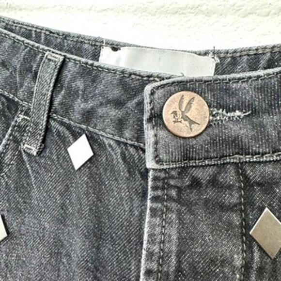 One Teaspoon Disobedient Hawks High-Waisted Shorts, Size 26, NWT - Picture 2 of 10